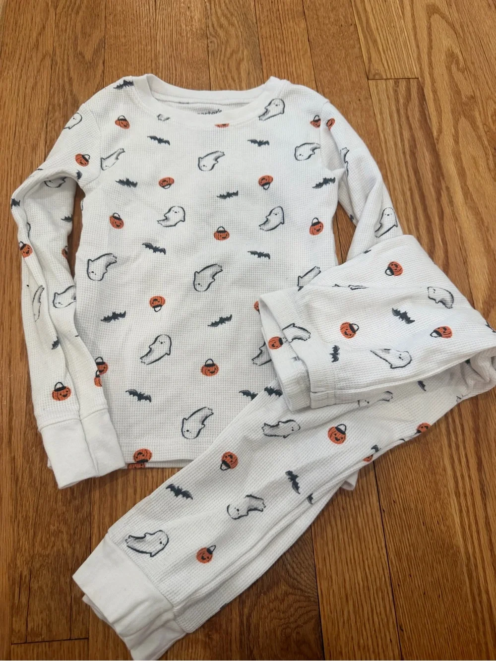 Toddler Carter's Halloween Thermal Ghost Pumpkin Bat Pajamas 5T